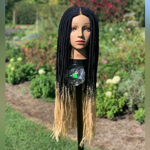 Feed-in Handmade Braided Closure Wig